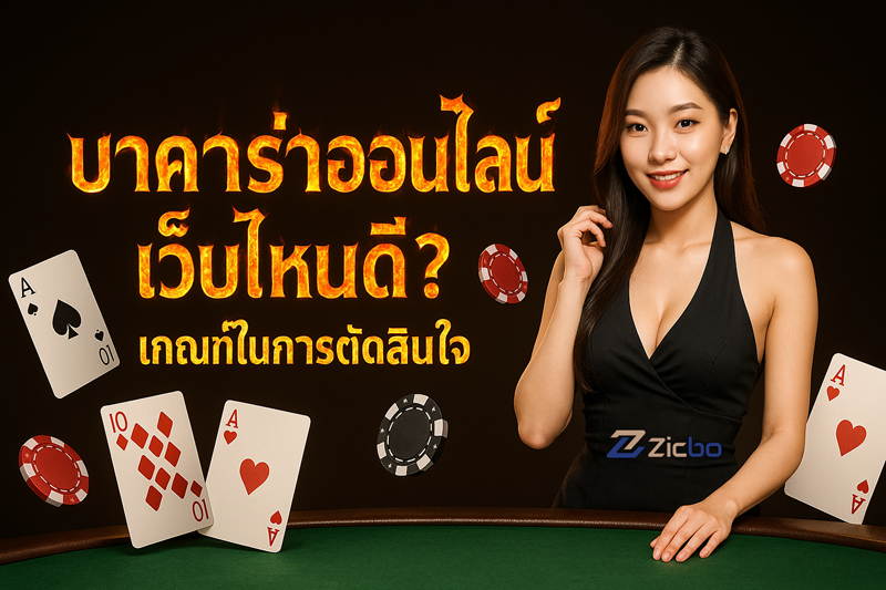 บาคาร่าออนไลน์เว็บไหนดี